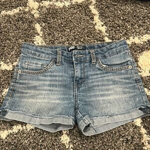 Signature by Levi Strauss Blue Jean Shorts Cuffed Casual